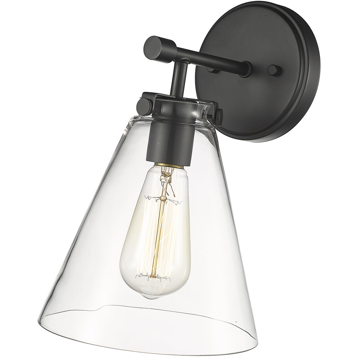 Aliza Wall Sconce Wall Light in Matte Black